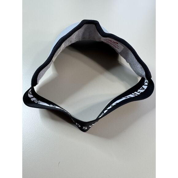 Headsweats Coolmax Visor Gray Logo Outdoor Run Jog Boating Workout Gameday - Picture 6 of 8